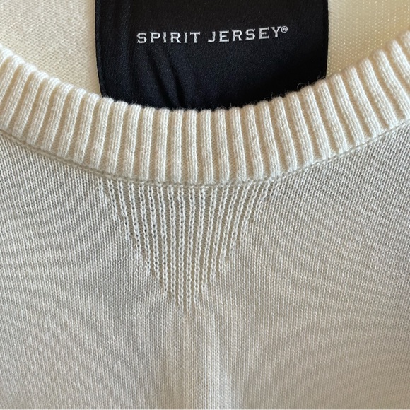 Spirit Jersey New York cream top NWT - Picture 5 of 8